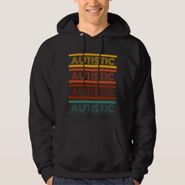 Camisa estilo retro autista (Anverso)