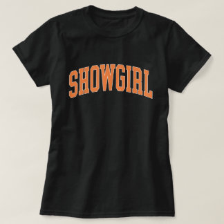 Camisa estilo Varsity de Showgirl naranja
