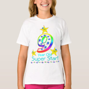 Camisa estupenda año de la estrella de los chicas