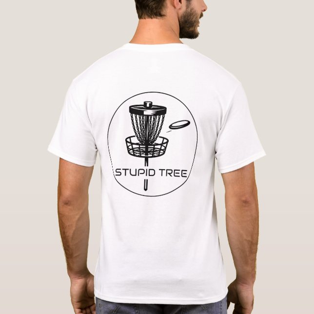 Camisa Estúpida de Árbol de Golf de Disco (Reverso)