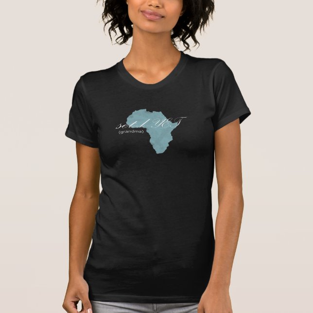 Camisa etíope de "Grandmom" del Amharic (Anverso)