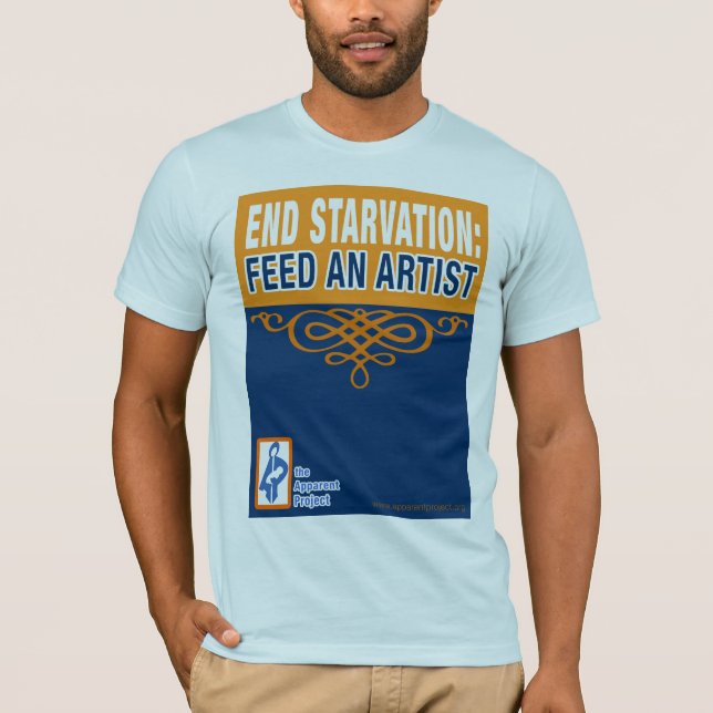 Camisa evidente del hambre del proyecto (Anverso)