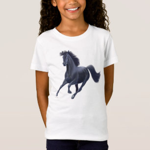 Camisa excelente negra de la muñeca de los chicas