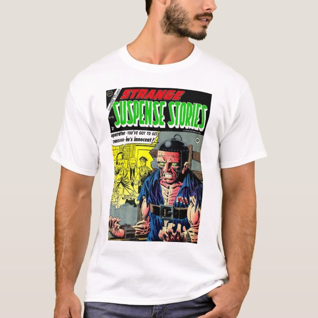 Camisa extraña de las historias 19 del suspenso (Anverso)