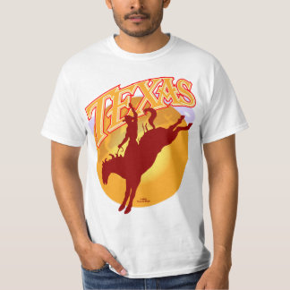 Camisa F/B de la salida del sol del rodeo de Tejas