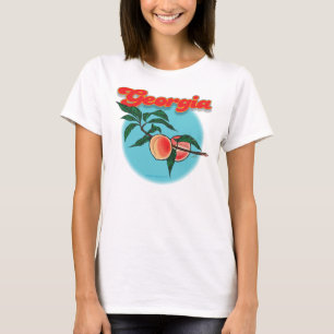 Camisa F/B del melocotón de Georgia