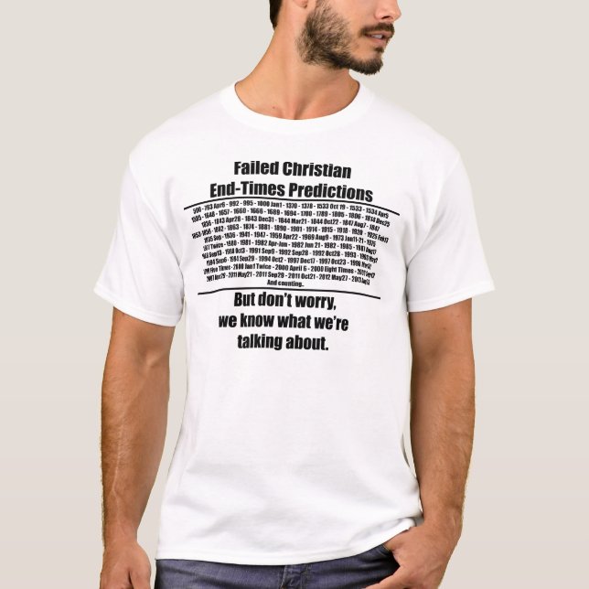 Camisa fallada de las predicciones de los (Anverso)
