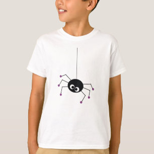 Camisa fantasmagórica de Halloween de la araña