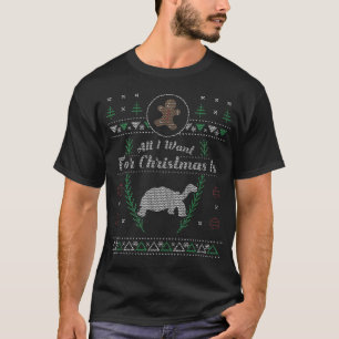 Camisa fea de la tortuga de Sulcata del navidad de