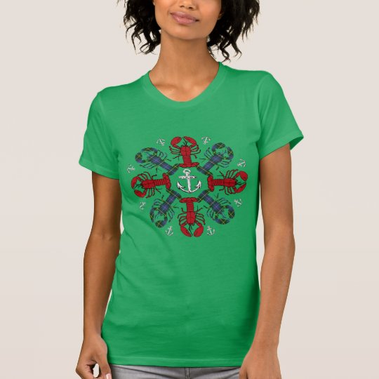 Camisa fea del ancla N.S.Christmas del copo de