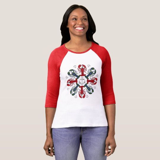 Camisa fea del ancla N.S.Christmas del copo de