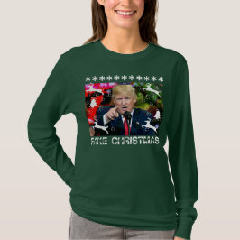 Camisa fea del navidad de Donald Trump del navidad