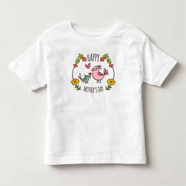 Camisa feliz adorable del día de madre el | (Anverso)