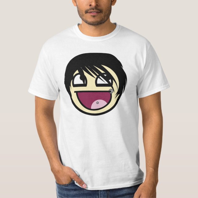 Camisa feliz del meme del niño de Emo (Anverso)