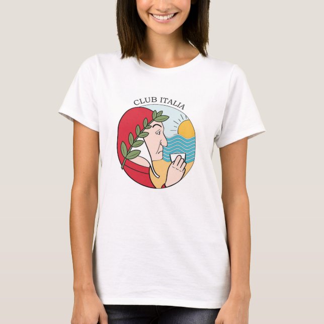 Camisa femenina Club Italia (Anverso)