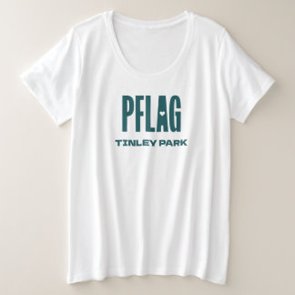 Camisa femenina de tamaño PFLAG Tinley Park Plus