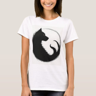 Camisa feminina lobo design