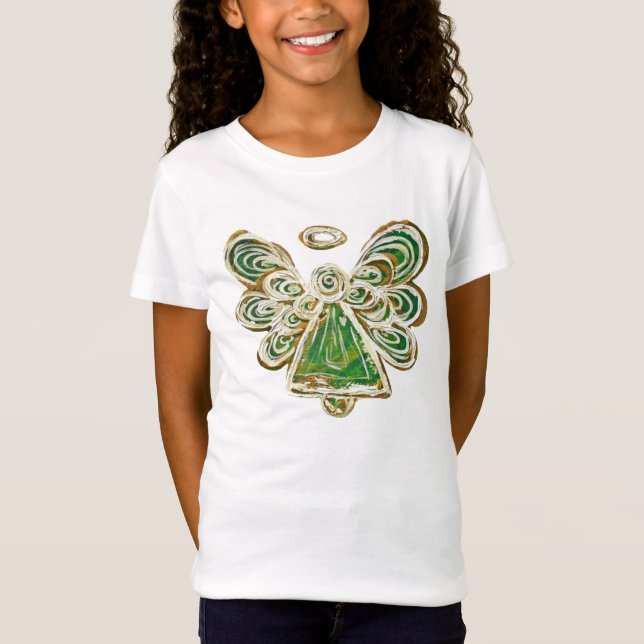 Camisa feriada del Personalizado de arte Ángel del (Anverso)