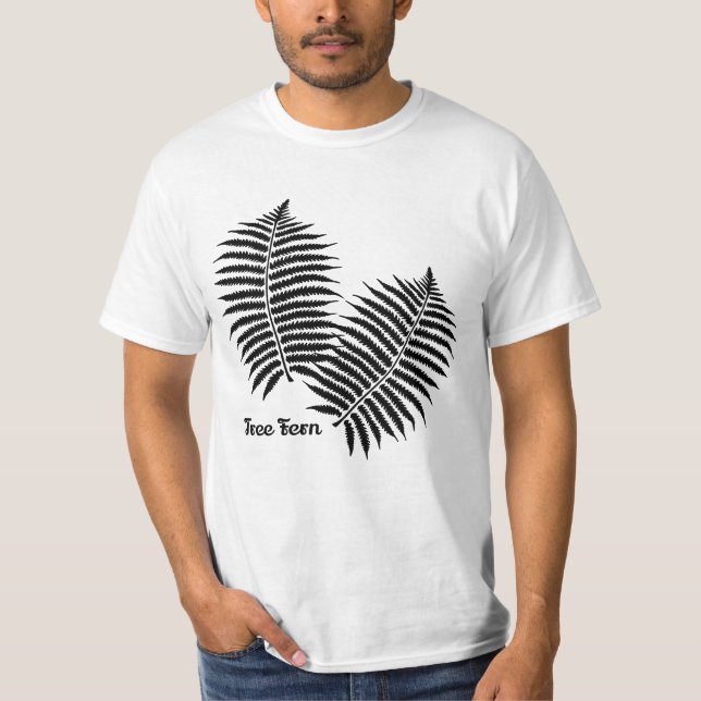 Camisa Fern de árbol, camisa amante de planta (Anverso)