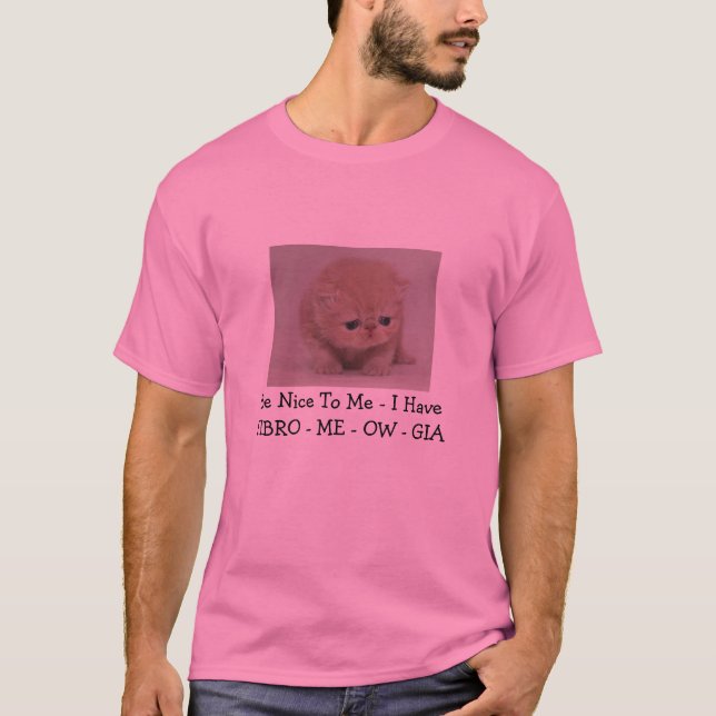 Camisa fibro del sueño del gatito (Anverso)