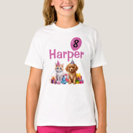 Camisa Fiesta Birday Kid Pawsome