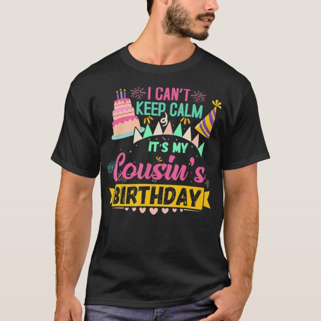 Camisa Fiesta de cumpleaños No puedo mantener la c (Anverso)
