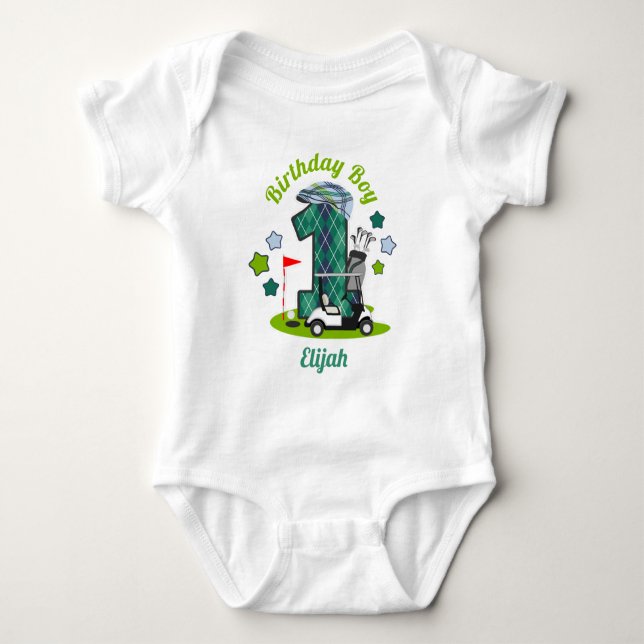 Camisa Fiesta de golf de Birthday Boy Shirt (Anverso)