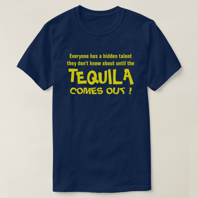 Camisa Fiesta Hidden Talent TEQUILA (Diseño del anverso)