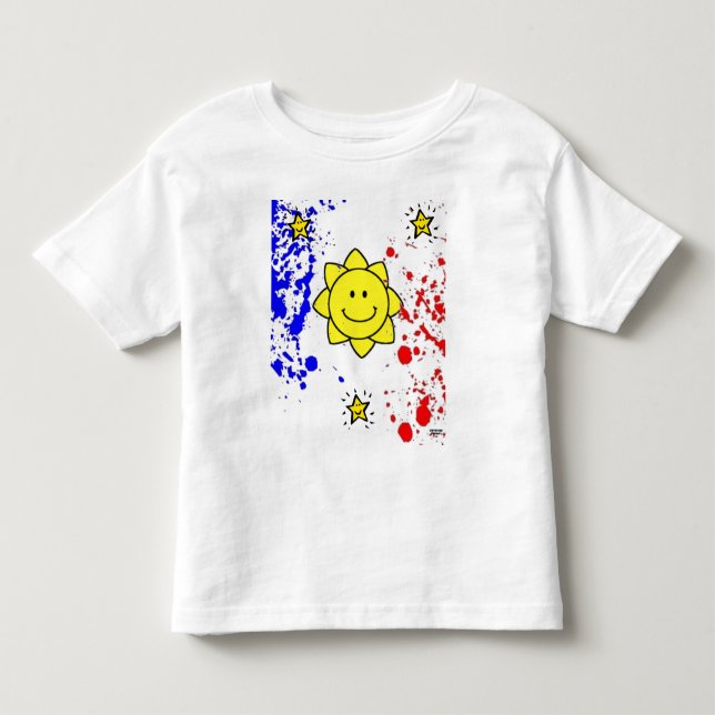 Camisa filipina de la bandera de los niños (Anverso)