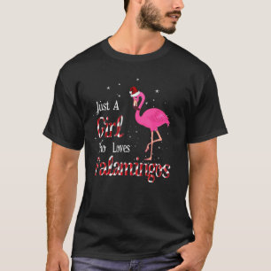 Camisa Flamingo Sólo Un Chica Que Ama Los Flamingo