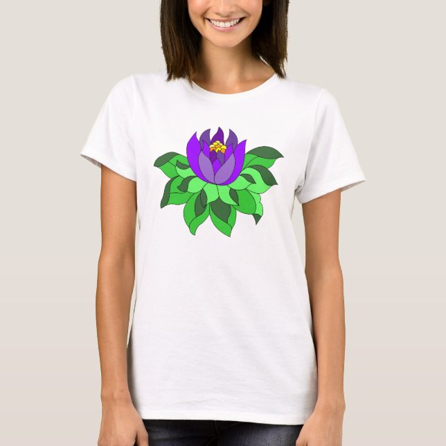 Camisa Flor de Loto Púrpura (Anverso)