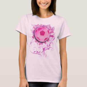 Camisa floral del fútbol del Grunge de las mujere