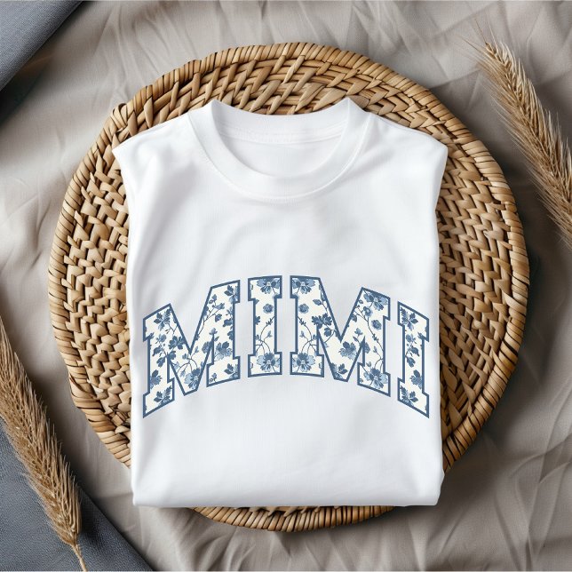 Camisa floral Mimi, regalo de cumpleaños para la a (Mimi shirt, floral Mimi shirt, Mimi birthday gift, Mimi Christmas gift, shirt for grandma, mimi gift)