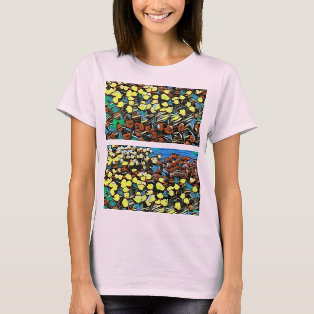 Camisa floral multicolor (Anverso)