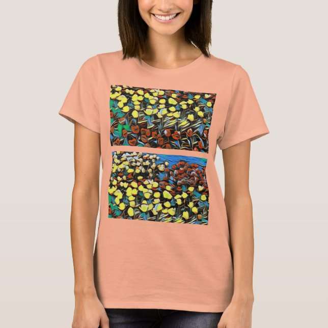 Camisa floral multicolor (Anverso)