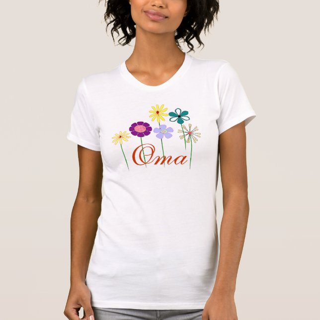 Camisa florida de Oma (Anverso)