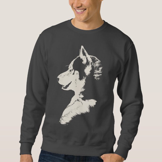 Camisa fornida del perro del lobo de la camiseta (Anverso)