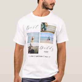 Camisa fotográfica de Mejor Papi Personalizado