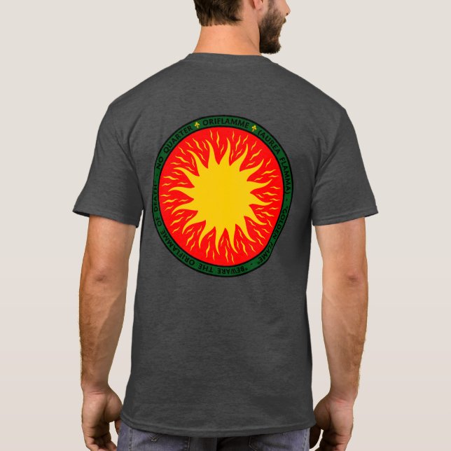 Camisa francesa del sello de la bandera de (Reverso)