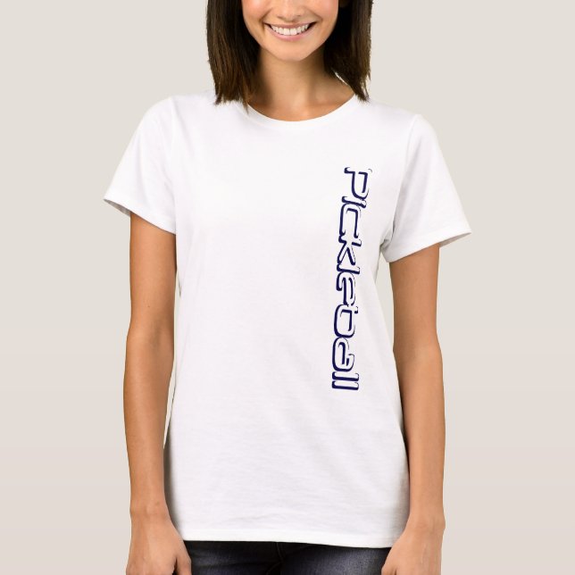 Camisa fresca de Pickleball del logotipo para las (Anverso)