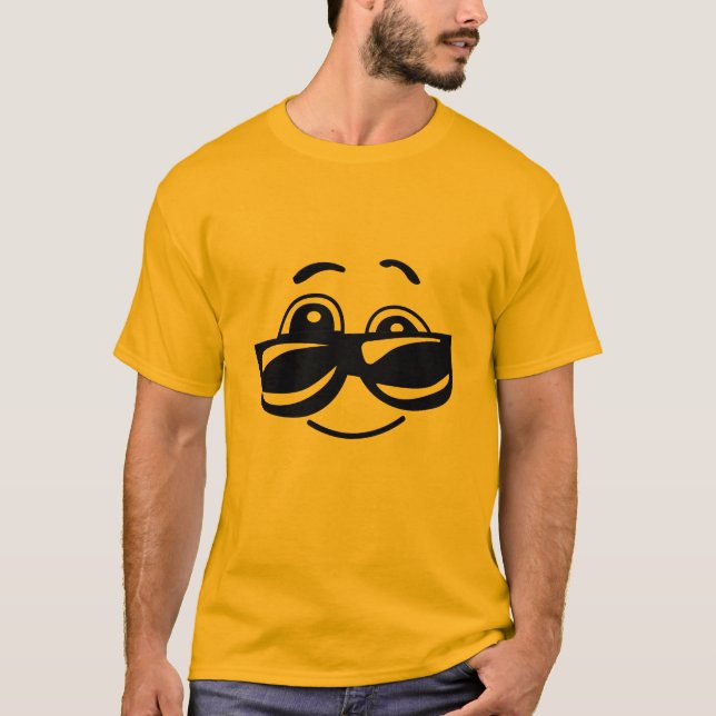Camisa fresca del traje del grupo del Emoticon del (Anverso)