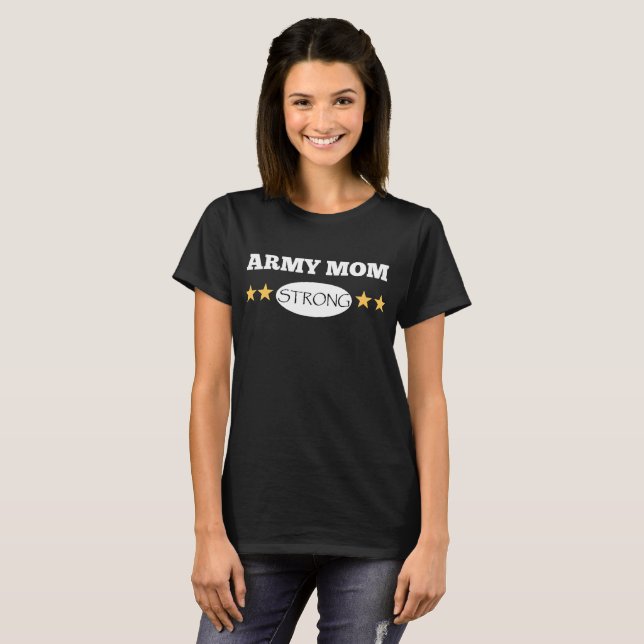Camisa fuerte de la mamá del ejército (Anverso completo)