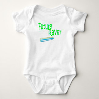 camisa futura del bebé del raver