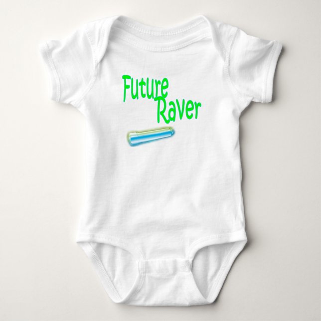 camisa futura del bebé del raver (Anverso)