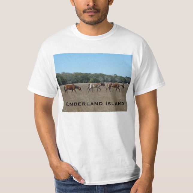 Camisa GA de la camiseta de los caballos salvajes (Anverso)