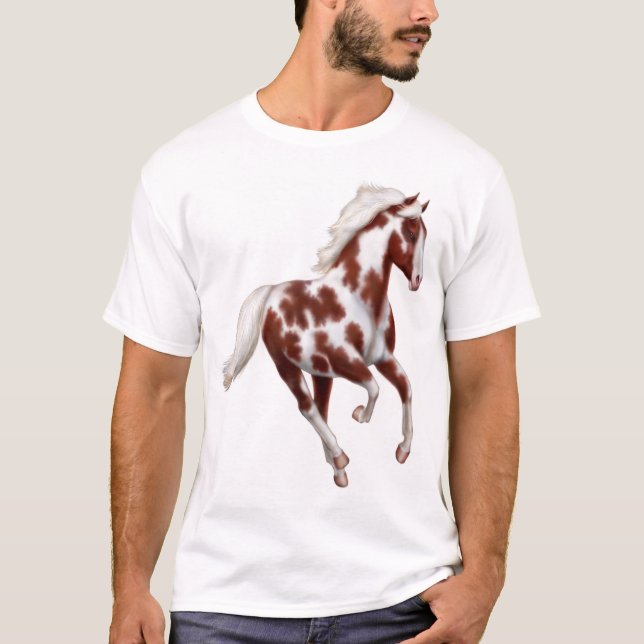 Camisa galopante del caballo de la pintura del (Anverso)