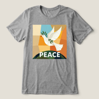 CAMISA GEOMÉTRICA DE LA PALOMA DE LA PAZ