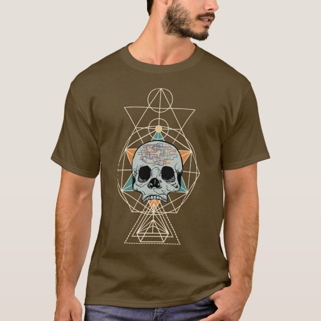 Camisa geométrica del arte gráfico de la canción (Anverso)