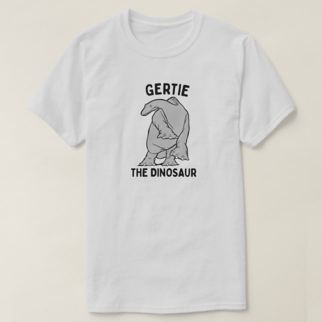 Camisa "Gertie the Dinosaur" (Diseño del anverso)