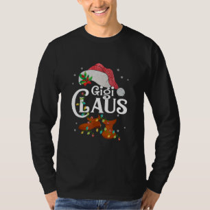 Camisa Gigi Claus pijama de Navidad familiar a jue